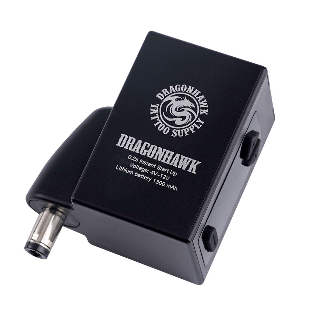 Dragonhawk B1 Wireless Tattoo Battery Power Supply RCA DC Connect - Dragonhawktattoos