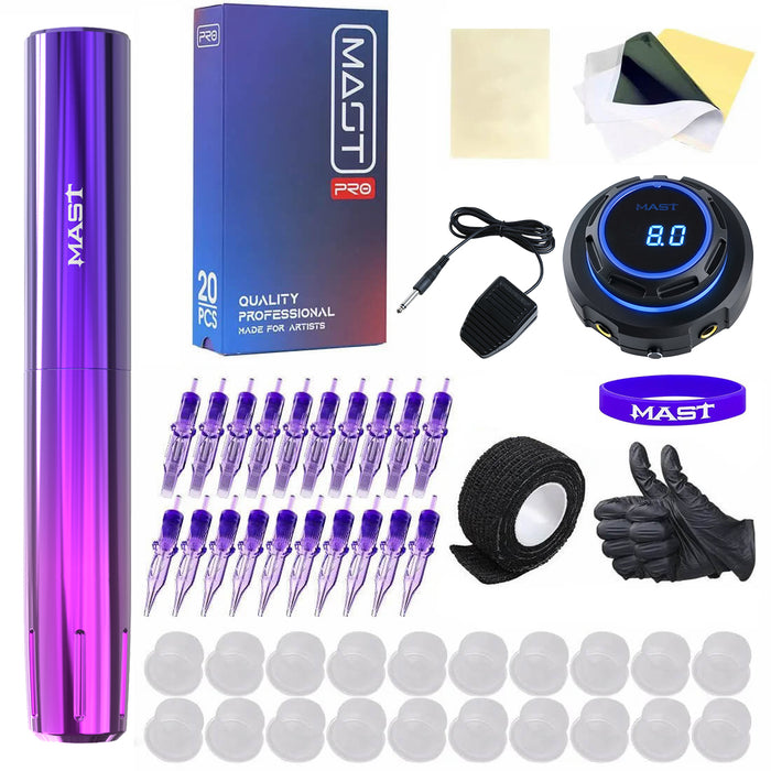 Mast Tour Y22 Tattoo Machine Power Supply Advanced Bundle - Dragonhawktattoos