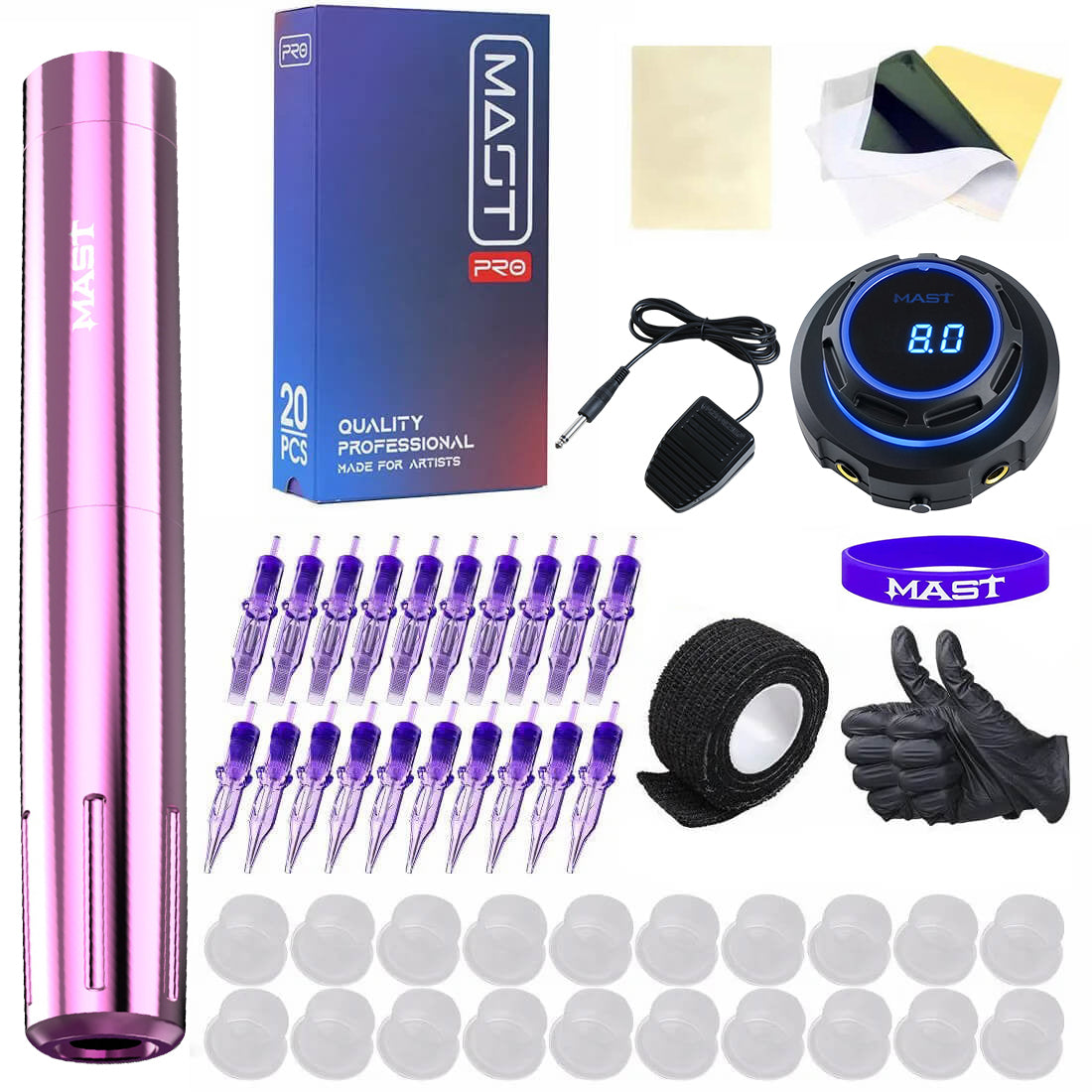 Mast Tour Y22 Dövme Makinesi Güç Kaynağı Gelişmiş Paket