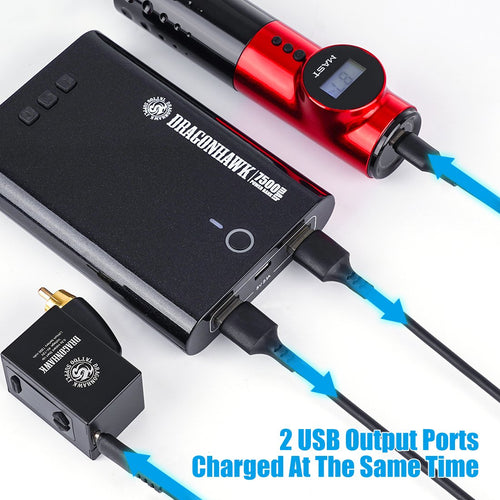 Dragonhawk Portable Charger Tattoo Power Supply - Dragonhawktattoos