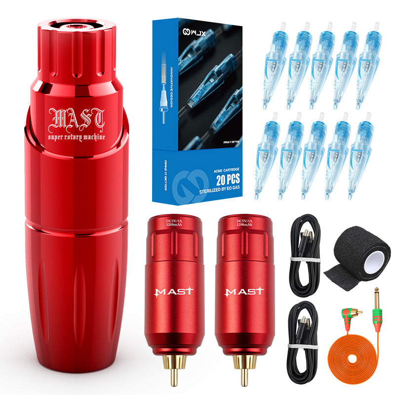 Dragonhawk Mast Tour Wireless Tattoo Kit ( Colour: Red )