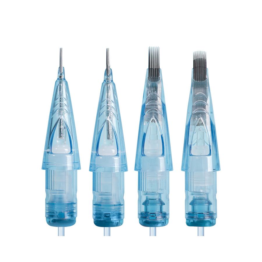 WJX Tattoo Professional Cartridges Needles 0.3MM Standard Curved Magnum (20pcs per box) - Dragonhawktattoos