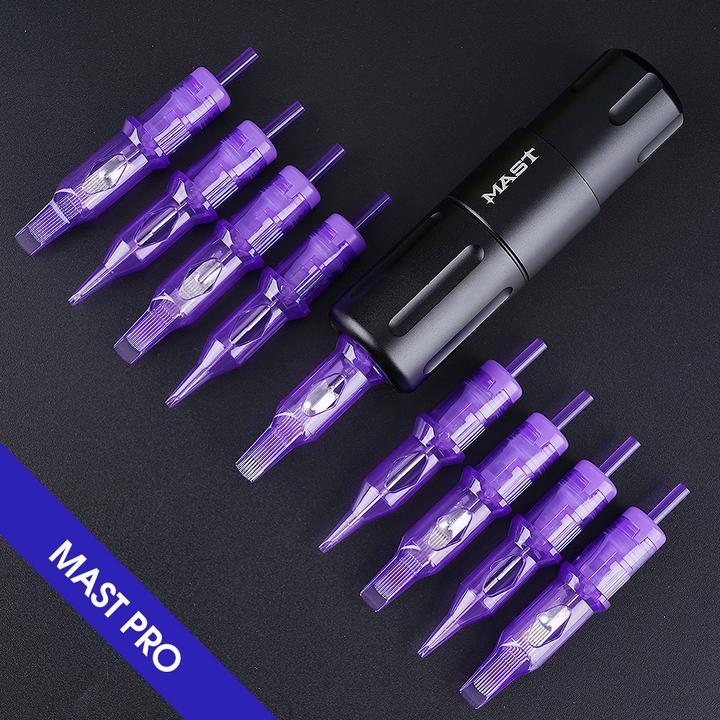 Mast Pro タトゥー カートリッジ針 50 個 混合サイズ ラウンド