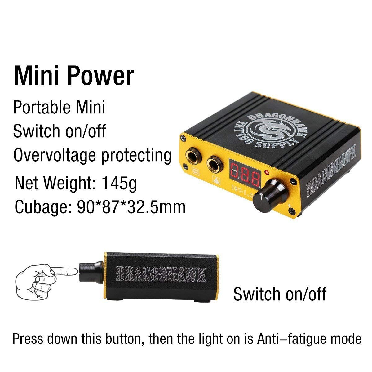 Dragonhawk Cartridge Tattoo Machine Kit