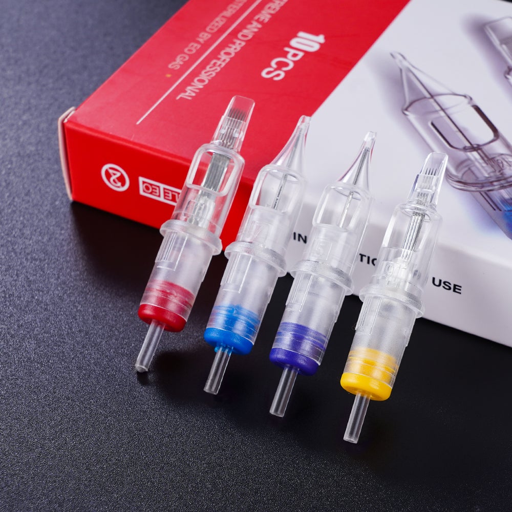 Atom Rotary Pen Tattoo Machine Set 20pcs Extreme Cartridges Supply - Dragonhawktattoos