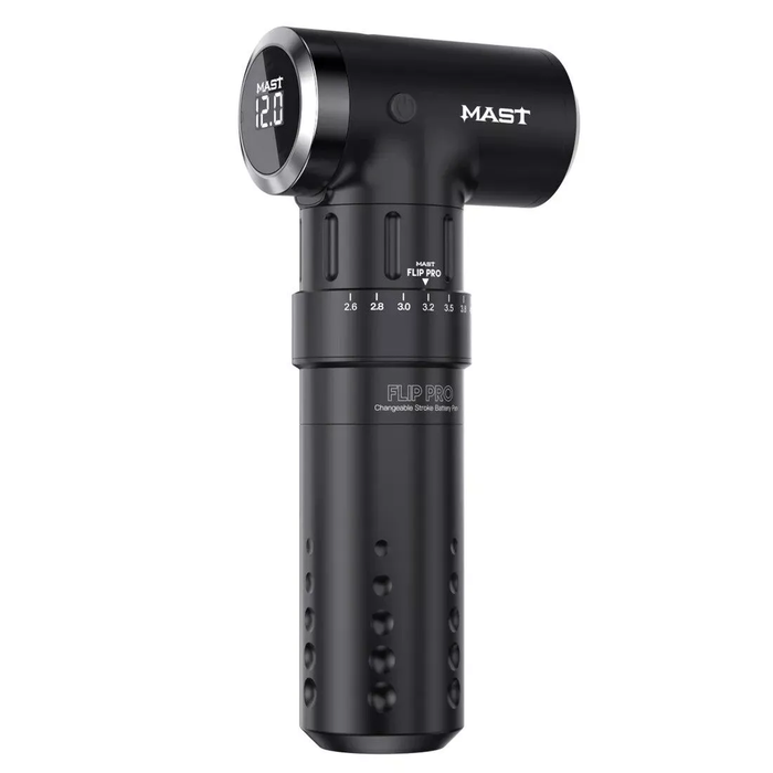 Wireless Tattoo Pen Machine with 2.6-4.0mm Strokes Changeable | Mast Flip Pro - Dragonhawktattoos