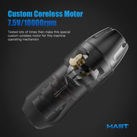 Mast Tour Pro Rotary Tattoo Pen Machine T1 Wireless Battery Kit - Dragonhawktattoos