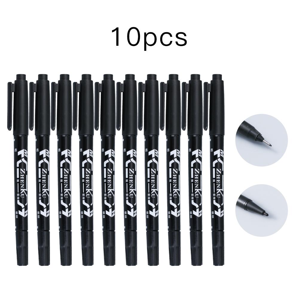 Tattoo Marker Pen Dual-Tip Skin Mark 10PCs - Dragonhawktattoos