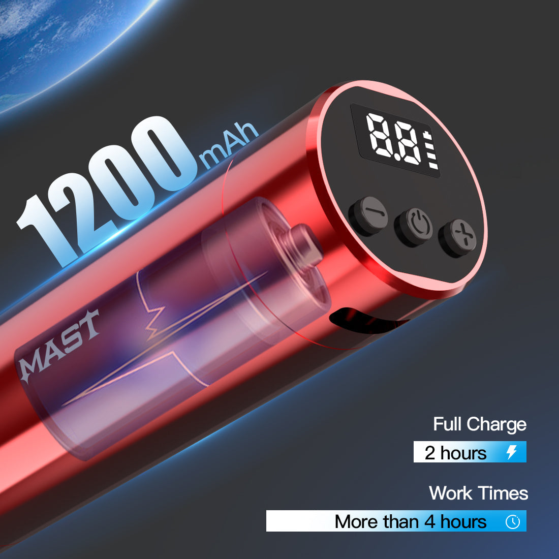 Mast Tour Y22 Dövme Makinesi Güç Kaynağı Gelişmiş Paket