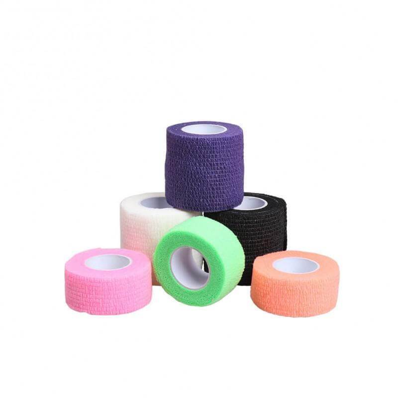 Tattoo tape grip Cover Anti-slip Self-adhesive Elastic Bandage 5Pcs Color Random - Dragonhawktattoos