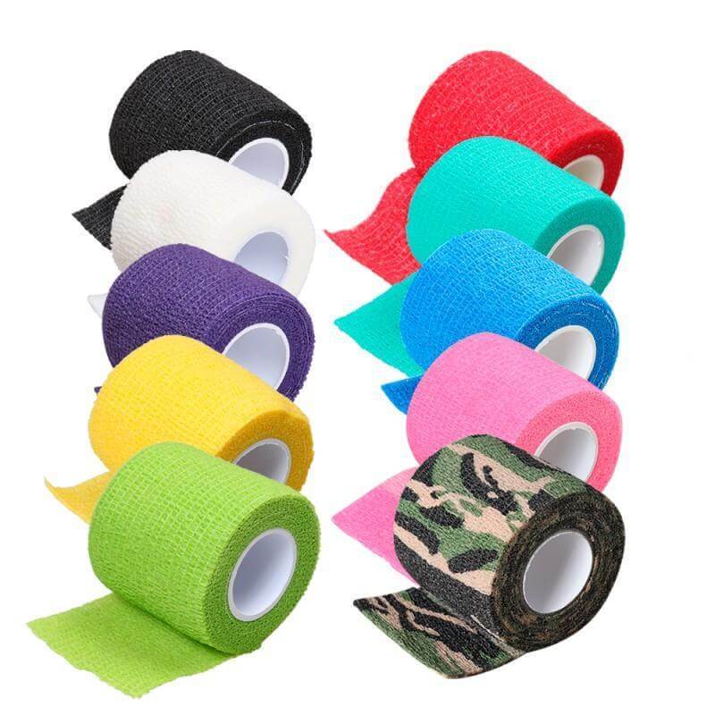 Tattoo tape grip bandage handle mix color 5pcs - Dragonhawktattoos